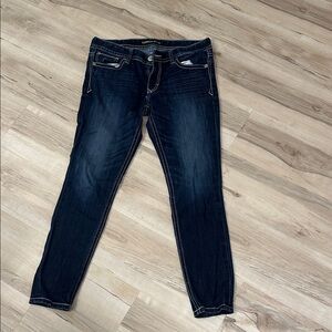 Express Dark Blue Skinny Jeans